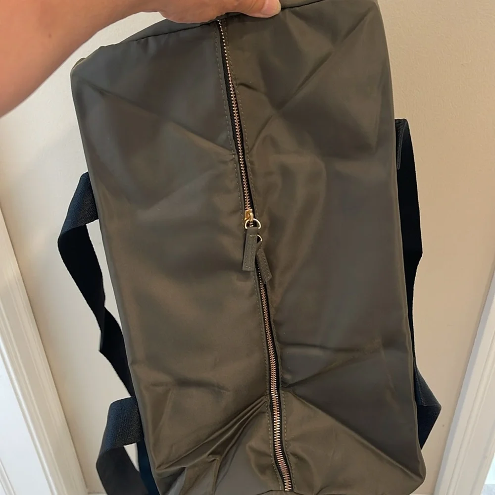 Jean Paul Gaultier military green duffel bag